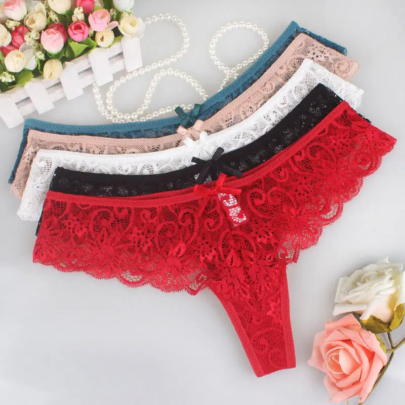 

Hirigin Women Sexy Lace Soft Panties Underpants Seamless Lingerie Briefs Hipster Solid Underwear Briefs 5 Colors