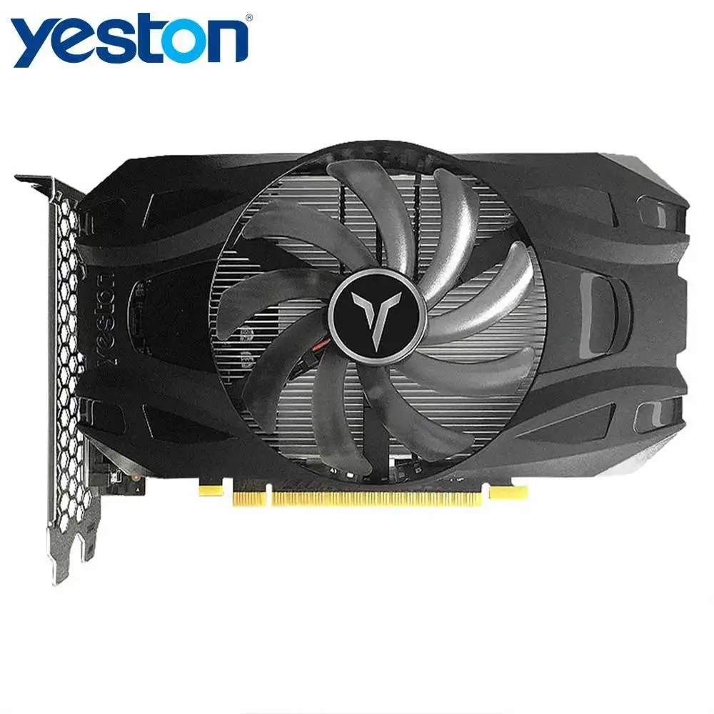 Видеокарта Yeston 64 бит для игрового настольного компьютера 4 ГБ DDR3 PCI 3 0 X16 HDMI