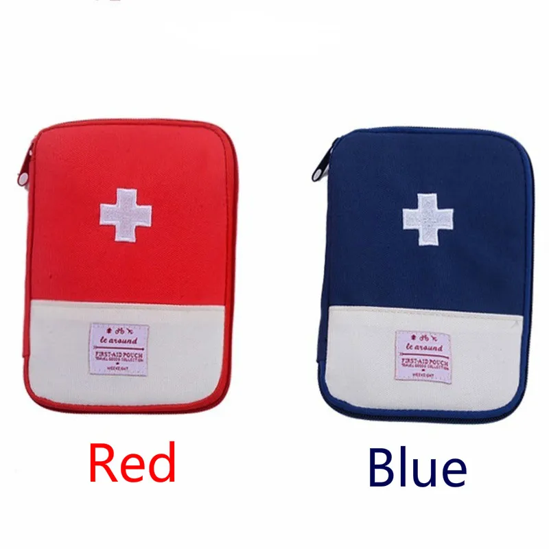 

Portable Mini First Aid Kit Bag Outdoor Travel Medicine Package Emergency Kit Bags Small Medicine Divider Storage Organizer