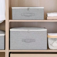 foldable storage box for clothes large capacity storage boxes home organizer cajas organizadoras underwear socks box with lid