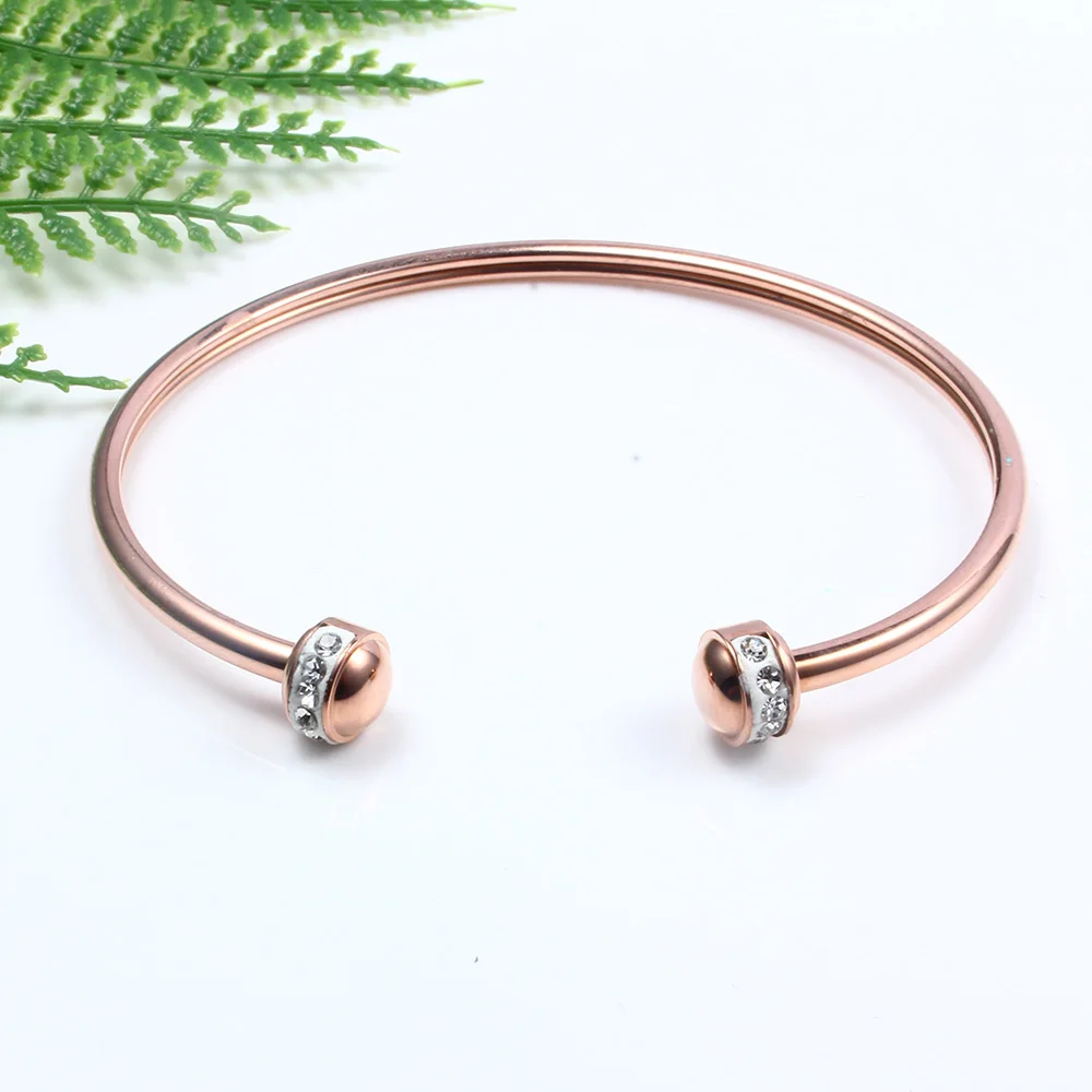 Браслеты DICAYLU из нержавеющей стали браслеты розового золота открытые модные