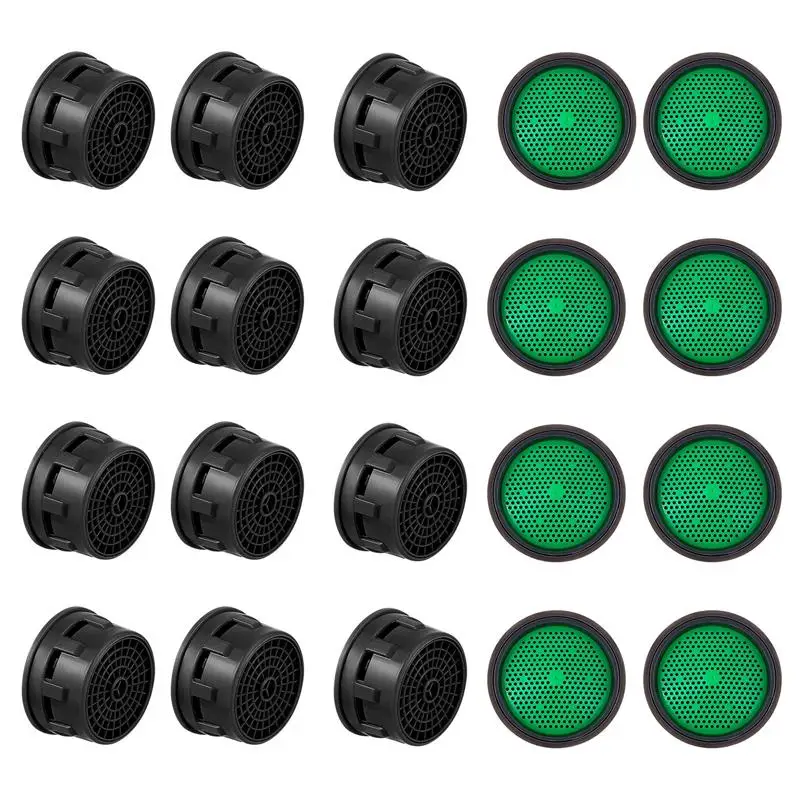 

20PCS 21mm Faucet Bubbler Sink Aerator Flow Restrictor Insert Water Saving Faucet Aerators Replacement Parts For Bathroom