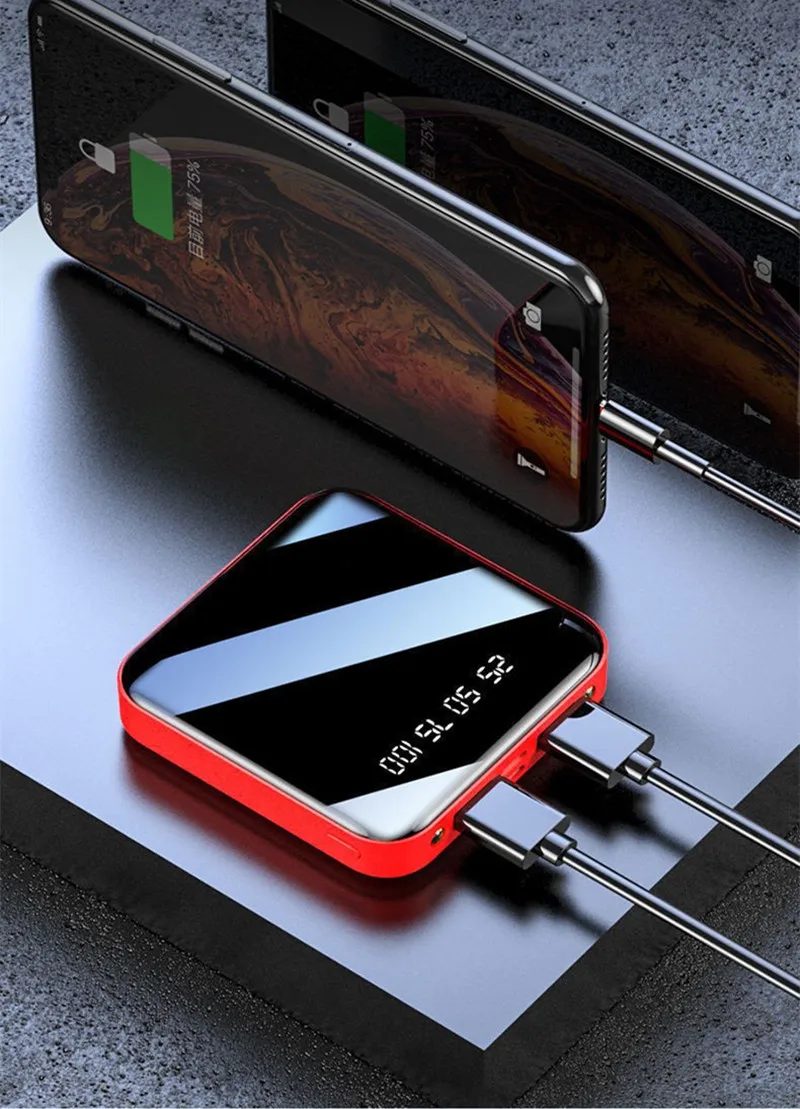 88000mAh Портативное зарядное USB устройство мобильный телефон Внешняя батарея