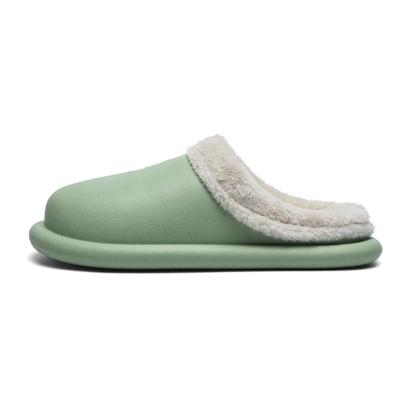 Женские зимние домашние тапочки мультяшная обувь нескользящая Мягкая зимняя