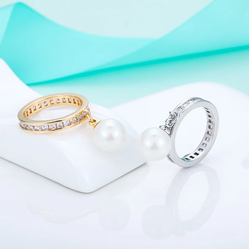 Женские коктейльные кольца MAIKALE роскошные обручальные золотистого/серебристого