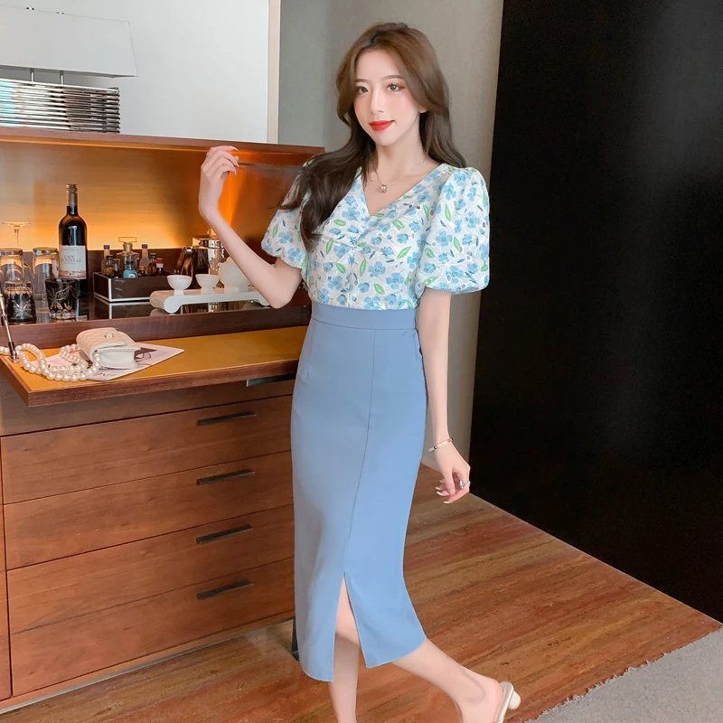 

Department of western style fashion salt fry street dress skirts pack skirt suits summer female temperament can be sweet salt tw