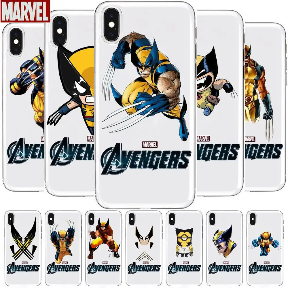 

Marvel Wolverine Anime Transparent Phone Case For XiaoMi Redmi 11lite ultra 10x 9 8A 7 6 A Pro T 5G K40 Anime protect Cover Sili