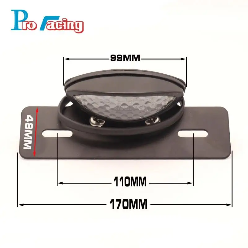 

Задний фонарь для мотоцикла, светодиод для мотоцикла, велосипеда-внедорожника, квадроцикла, тормосветодиодный, бега, номерного знака, 12 В