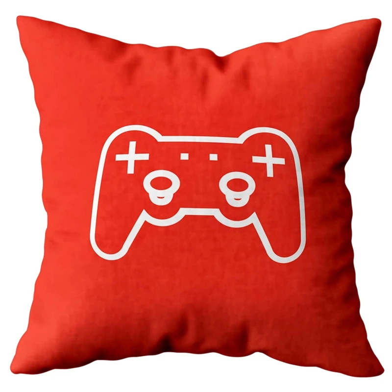 

Pillow Covers, Zippered 16X16Inch Line Icon Decorative Throw Pillow Case Cushion Cover for Home Decor