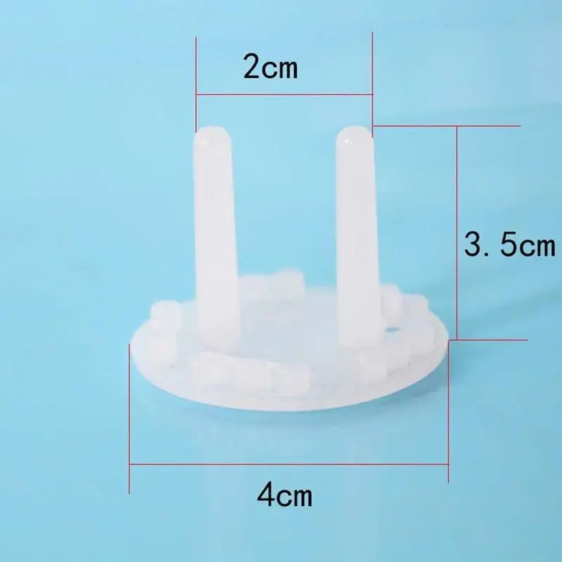 10 шт. Европейский стандарт медведь утолщенная круглая головка детская розетка