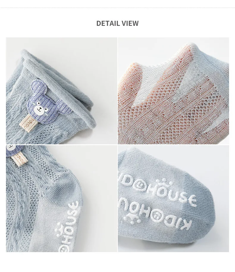3 Pairs / Lot Baby Socks Mesh Thin Cotton Models Boys Girls Boneless Suture Newborn Accessories Children | Детская одежда и обувь