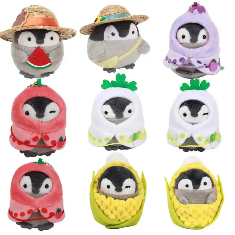 11 видов стилей Японские Аниме куклы мини милый пингвин плюшевые игрушки брелок