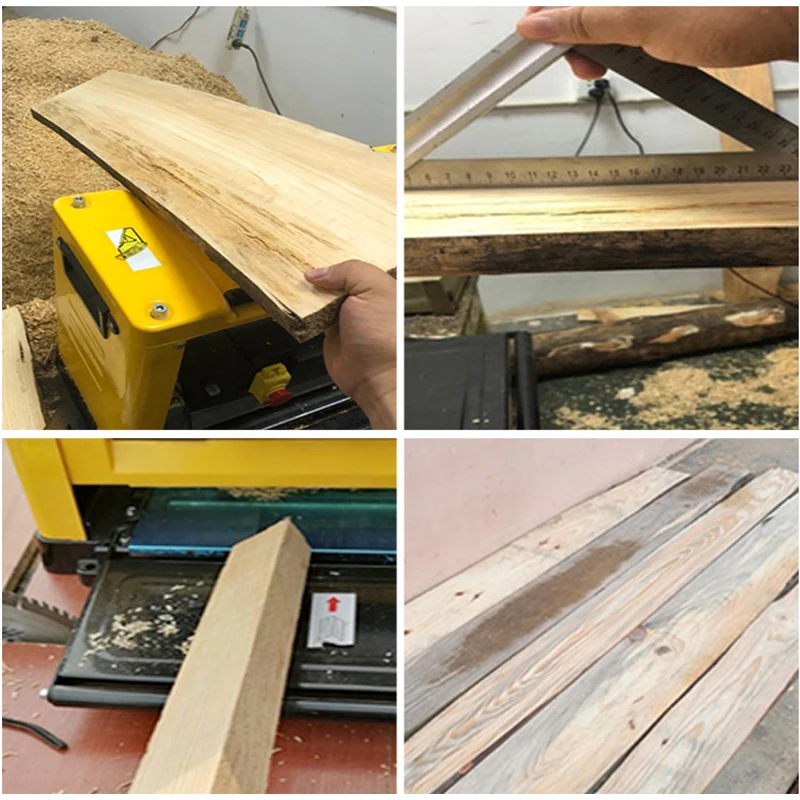 M1B-LS-3301 Bakelite Planer Multi-function 13-inch Woodworking Small Household Desktop 2000W 8000r/min YZ | Инструменты