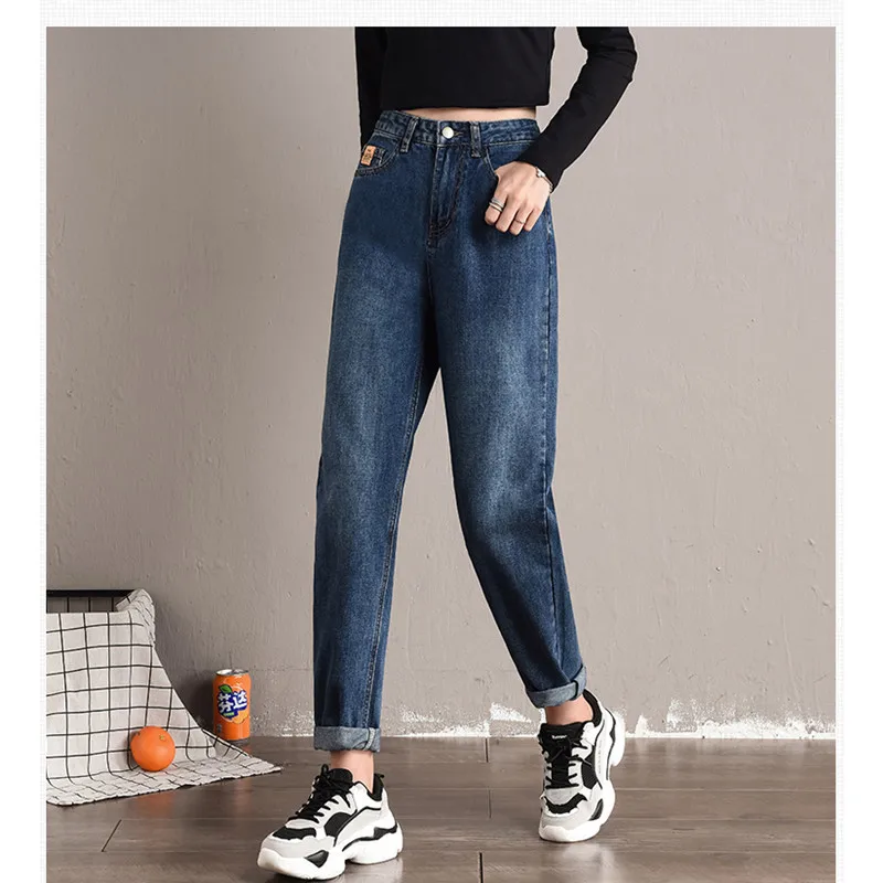 JUJULAND Джинсы женские мама джинсы брюки бойфренд для женщин с высокой талией пуш ап