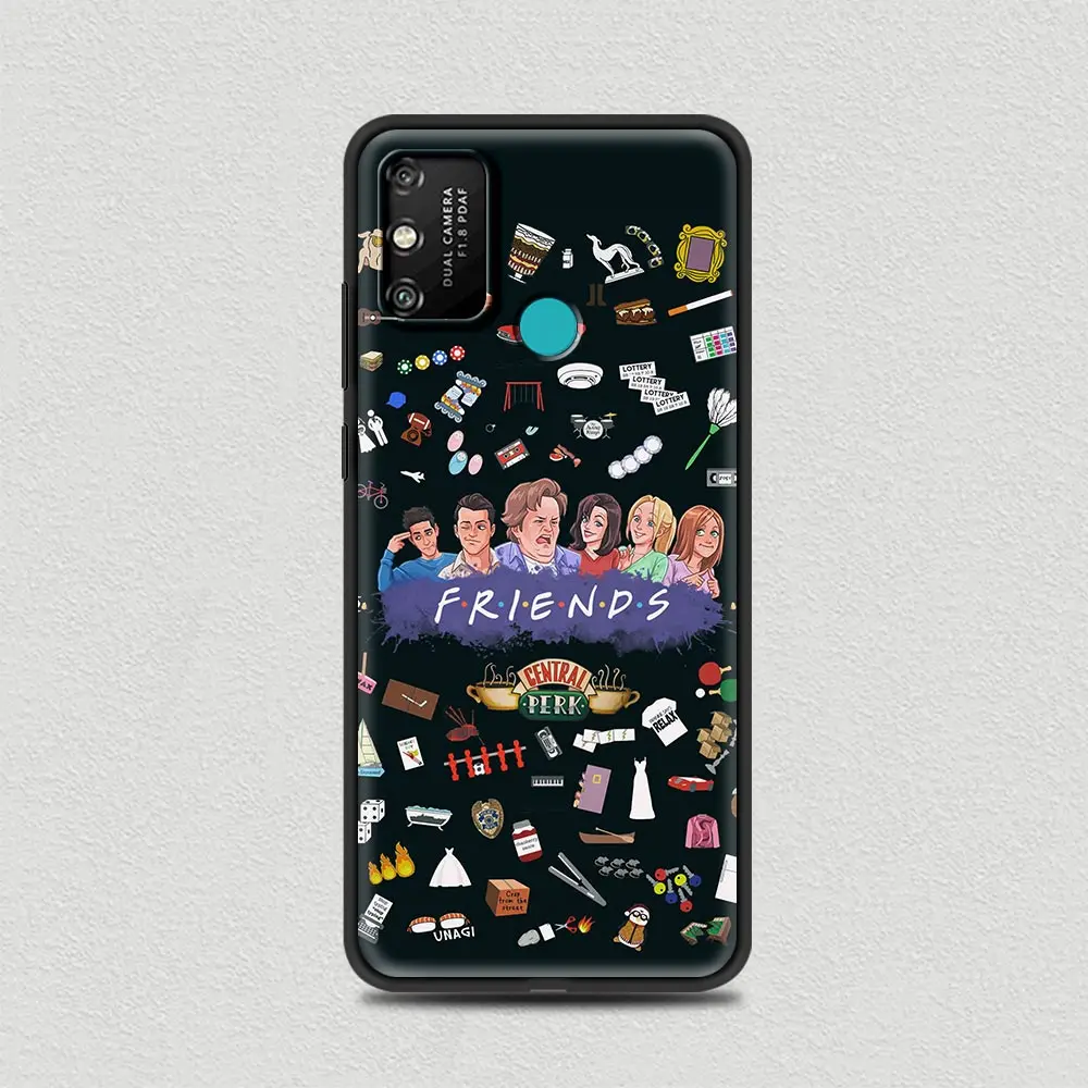 

Friends TV Central Coffee Silicone Soft TPU Cover for Honor 8X 9X Pro 10 20 Lite 30 20S 30i 9C 9A Play Luxury Phone Case Coque