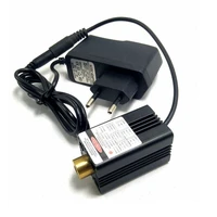 focusable 250mw 650nm dot focus red laser module w 5v ac adapter