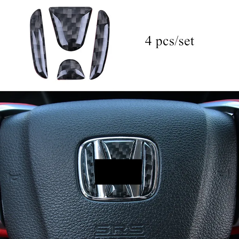 D Наклейки для салона автомобиля из углеродного волокна, Накладка для Honda Civic 10th Gen, автомобильные декоративные аксессуары - Название цвета: D