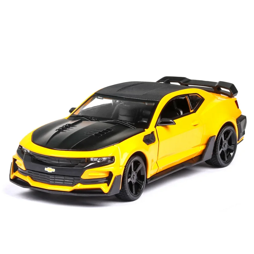 yellow no box 1:24 игрушечный автомобиль отличного качества Chevrolet Camaro Металлический Игрушечный Автомобиль литой автомобиль Diecasts& игрушечные транспортные средства Модель автомобиля игрушки для детей - Цвет: yellow no box