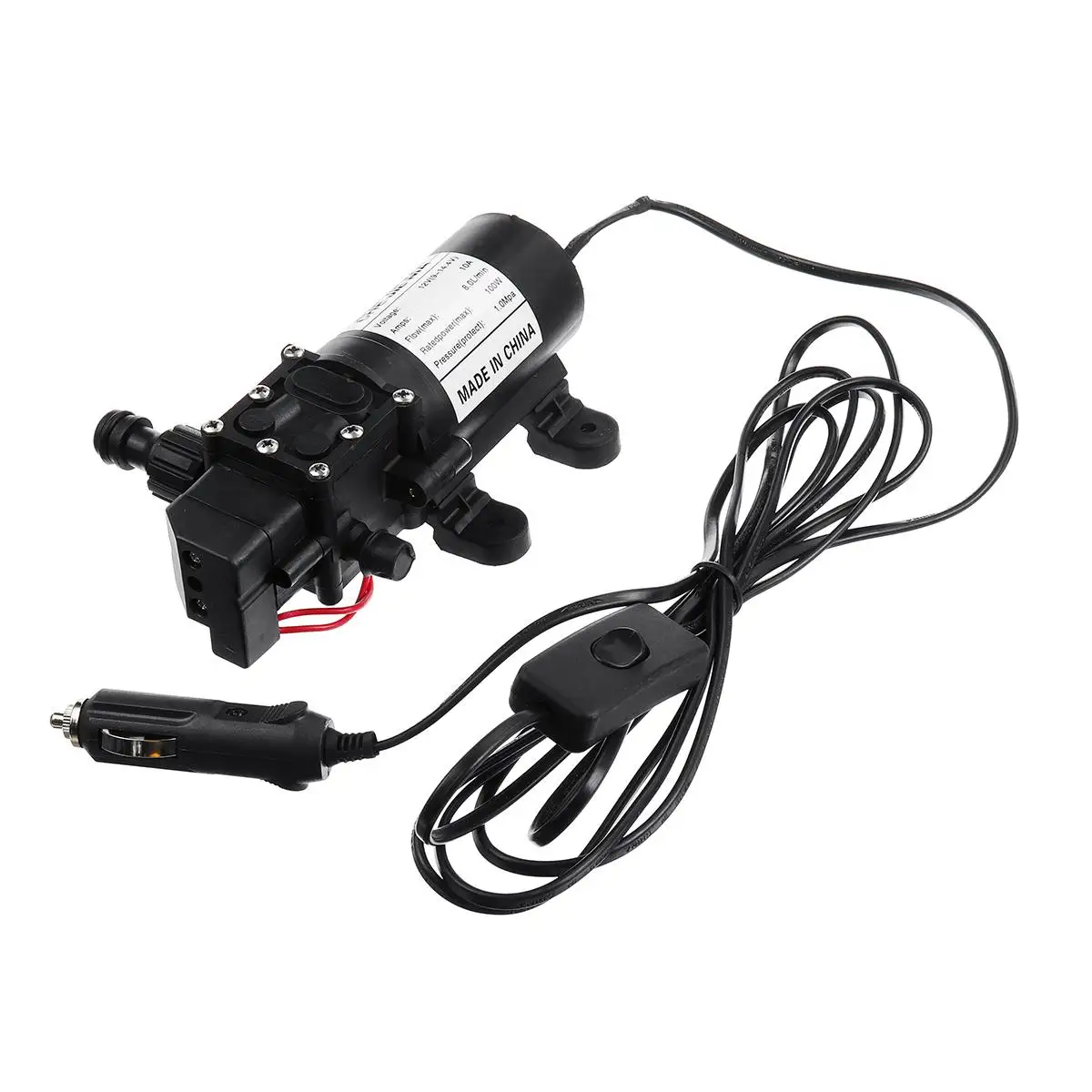 200PSI 12V 100W Household Car Wash Pump Portable High Pressure Electric Washer Washing Machine | Обустройство дома