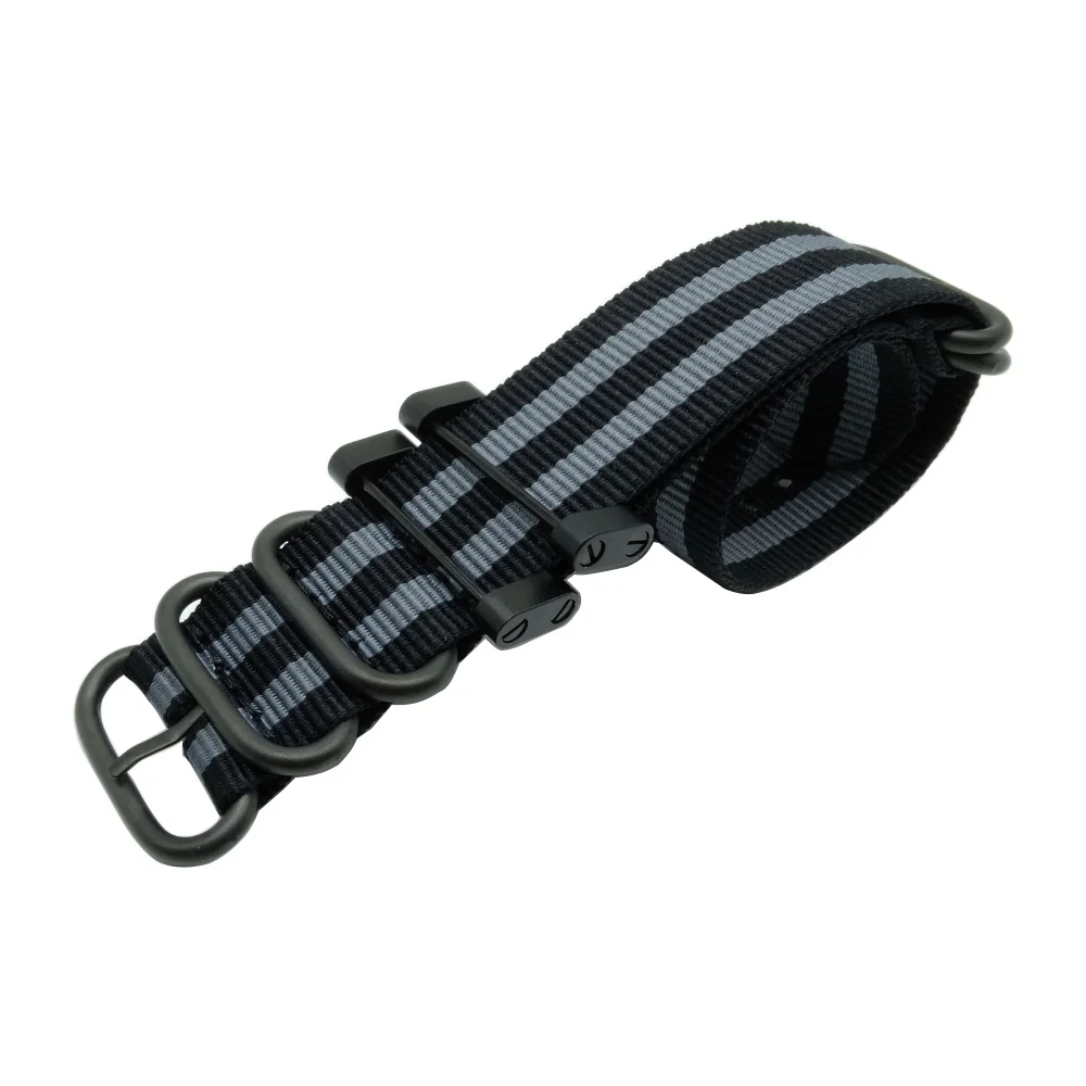 Hot sale fashion nato for Suunto Core Nylon Strap Band Kit w Lugs Adapters 24mm Zulu Watchbands nylon smart bracelet for men
