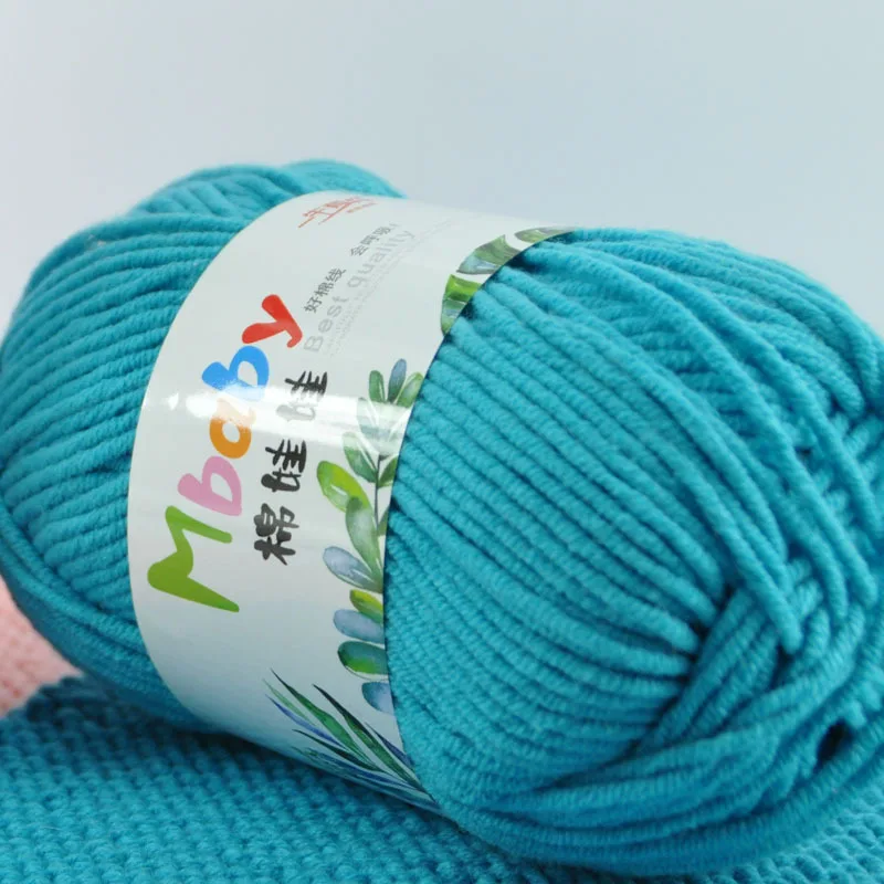 Мягкая хлопчатобумажная пряжа 50 грамм | Дом и сад