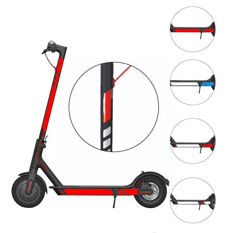 

Electric Scooter Sticker Reflective Bike Bicycle Stickers Tape Night Riding Pedal Reflective Stickers For Mijia M365 T6d8