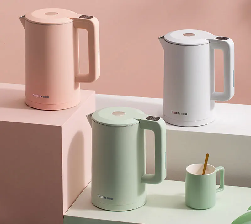 Электрический чайник из нержавеющей стали большой емкости 1 7 л бытовая техника