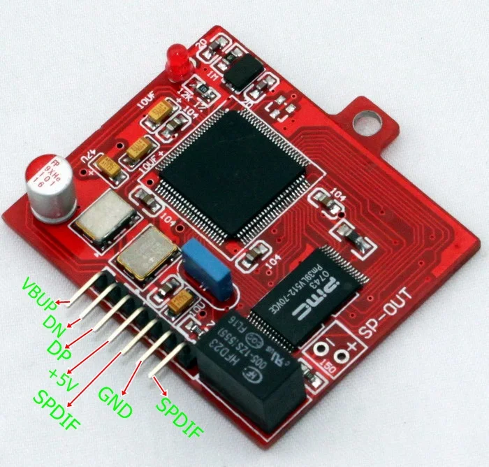 

CM6631 daughter Digital Interface Module DAC Board Suitable for TDA1541 AK4399 parallel T0376