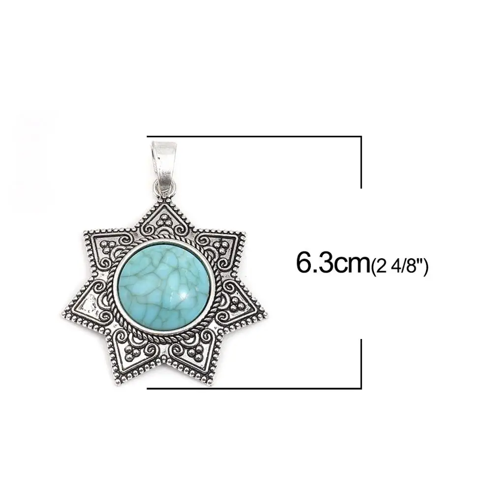 Винтажные Подвески DoreenBeads из сплава цинка и акрила богемные подвески в стиле бохо