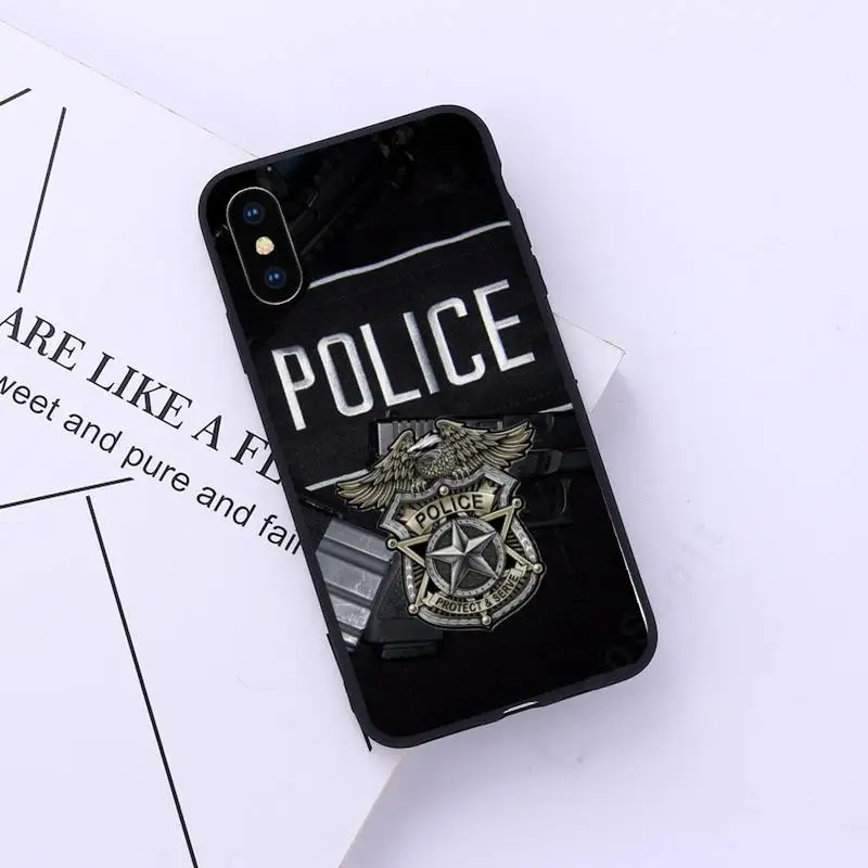 

design aesthetic policeman Phone Case for iPhone 11 12 pro XS MAX 8 7 6 6S Plus X 5S SE 2020 XR