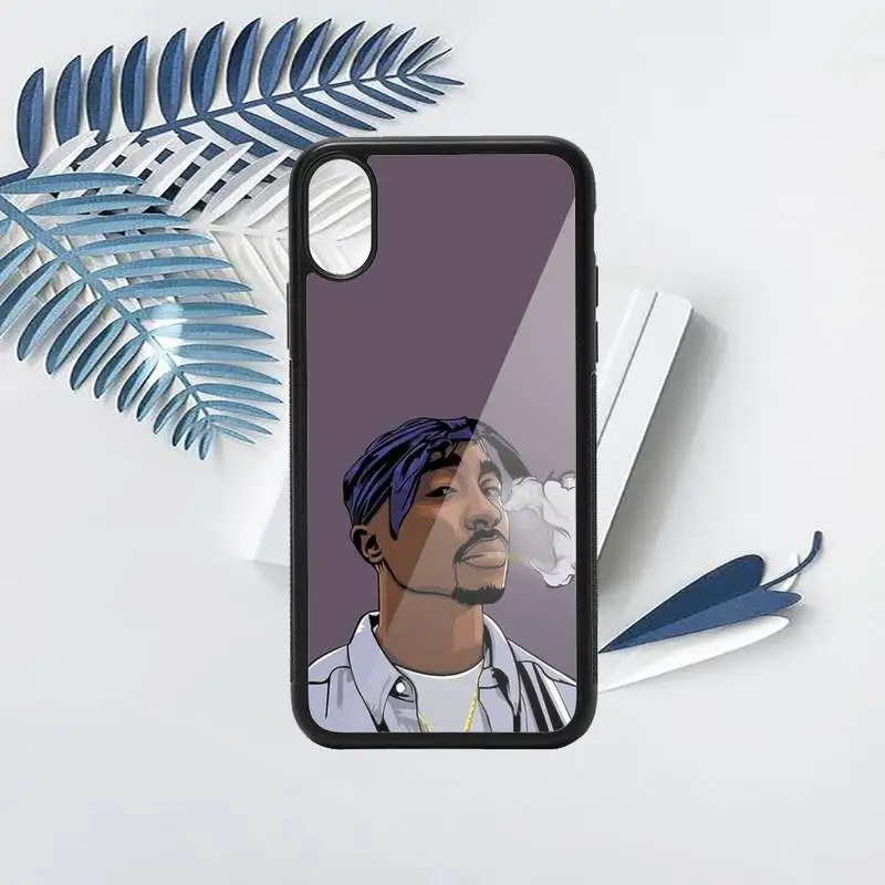 

2PAC CARTOON Phone Cases TPU For iPhone X XR XS 11 12 mini Pro MAX 6 6S 7 8 Plus SE 2020