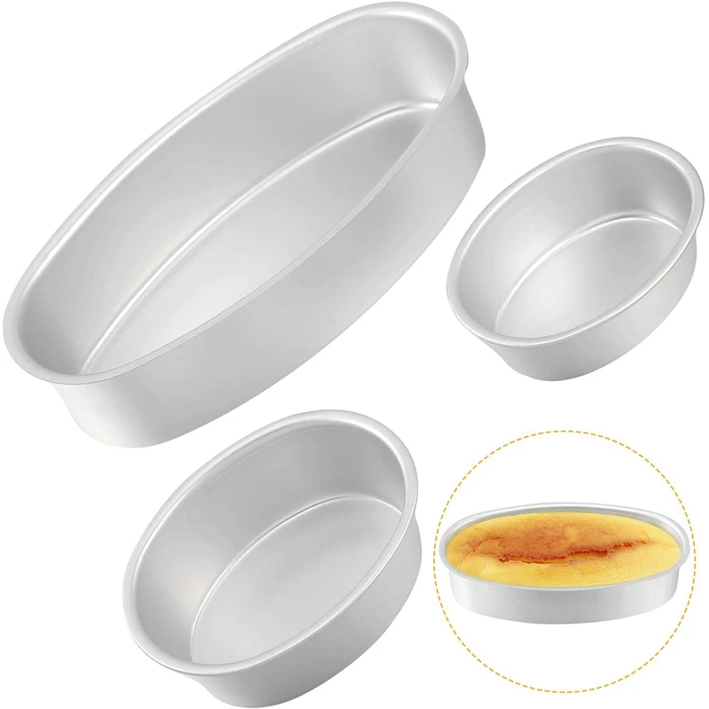 Cheesecake Pan Oval Cake Mold for Oven Meatloaf Bread Home Bakery and Kitchen Japanese | Дом и сад
