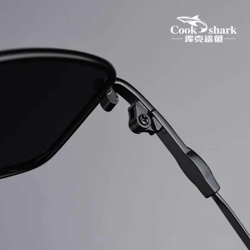 Мужские солнцезащитные очки Cook Shark 2020 мужские хипстеры поляризационные для