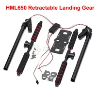 hml650 electronic retractable landing gear quick install landing skid carbon fiber for s550 x500 x550 tarot hml 650