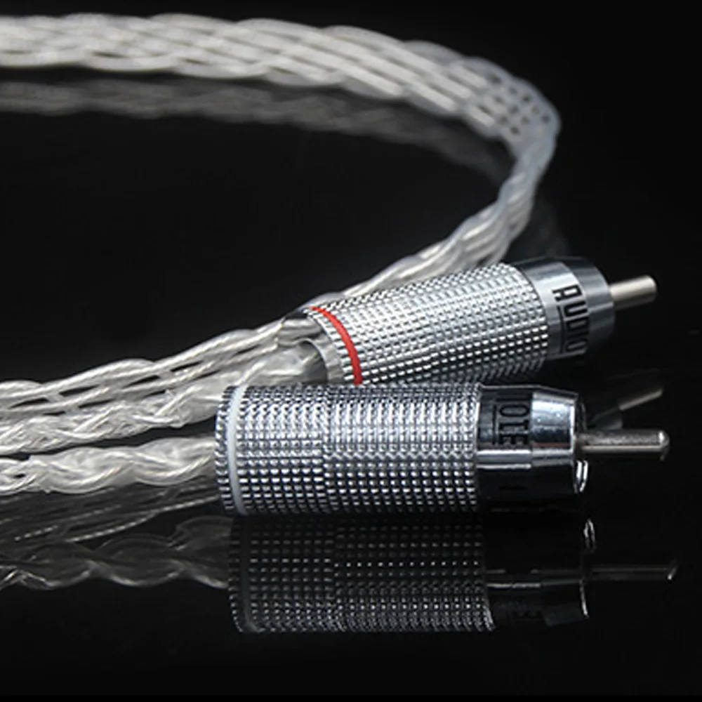 Новый OCC к кабелю для подключения внешних устройств 3 5 мм до 2 RCA аудио