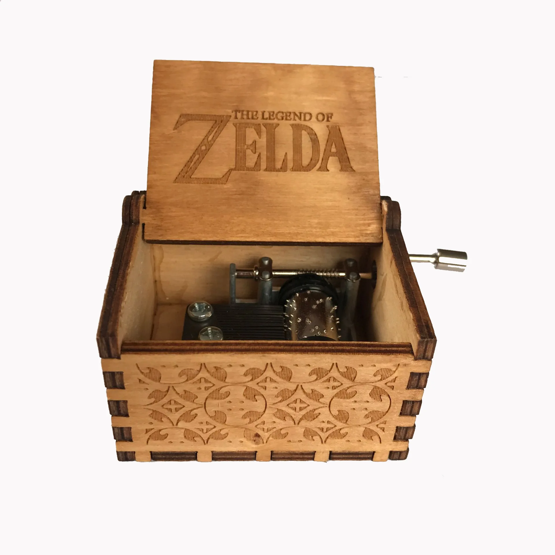 Zelda Новая музыкальная шкатулка Моана Игра престолов Звездные войны ручная тема музыка подарки на день рождения рождественские подарки - Цвет: Zelda