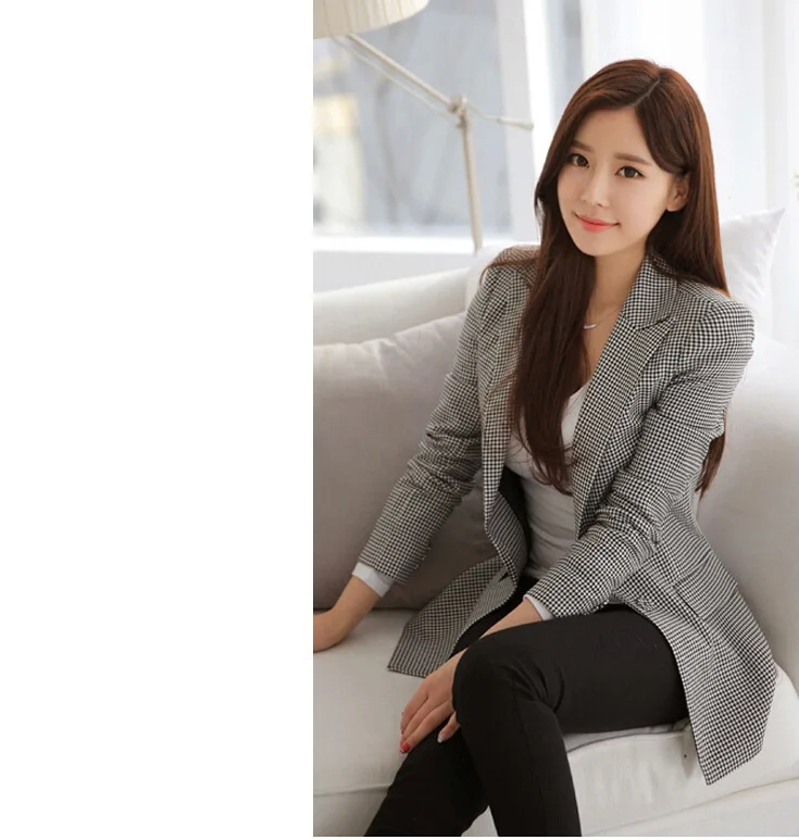 

2021 Fashion Designer Brand Autumn New Women Blazer Casual Slim Fit Long Sleeve Suit Top Blazer Outer Jacket Plus Size 4XL