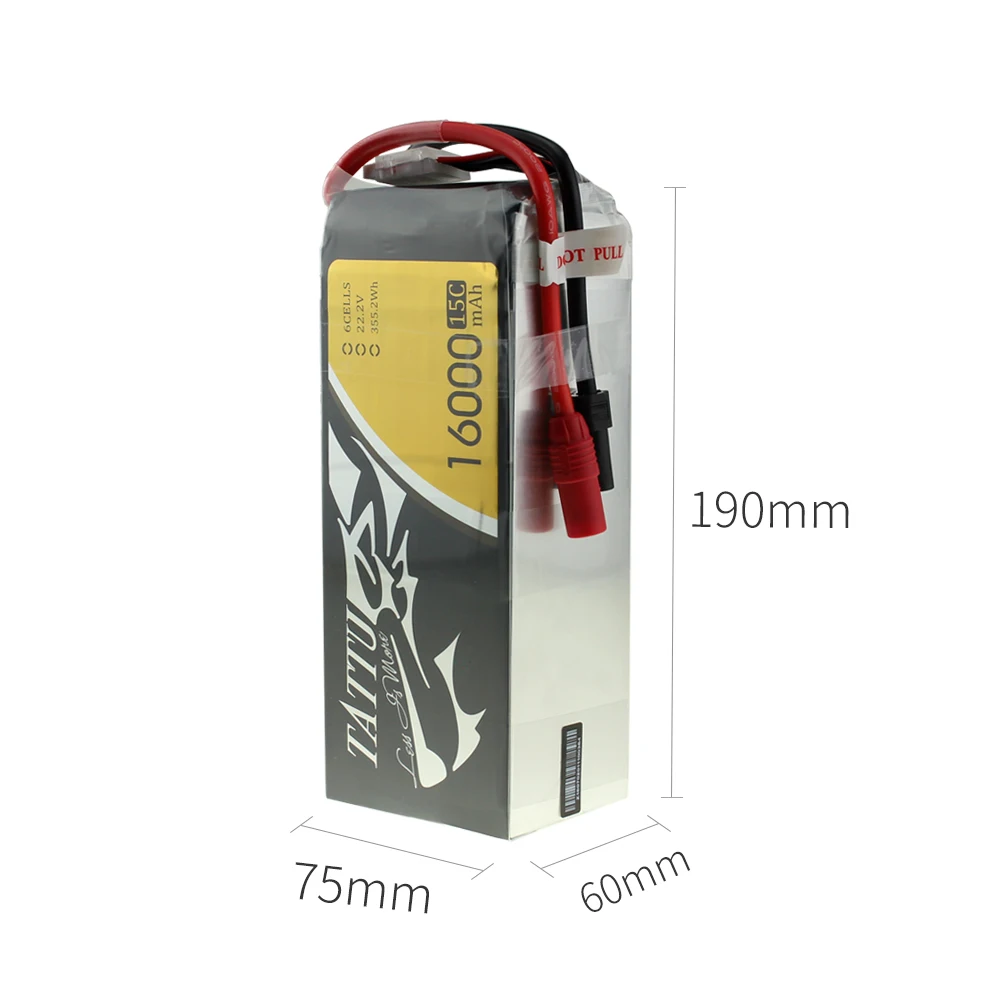 classic 16000mah Tattu Plus 6S 22,2 V LiPo умный аккумулятор 4S 10000mah 12000mah 16000mah 22000mAh Plus 25C с разъемом AS150 XT150 для беспилотного летательного аппарата - Цвет: classic 16000mah