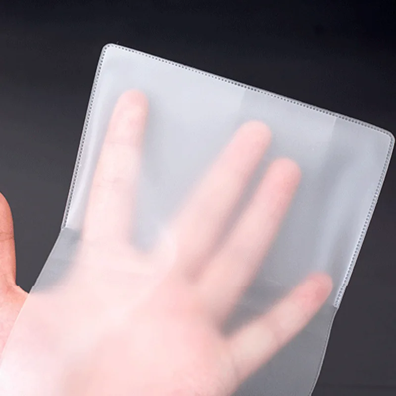 2pcs Travel Waterproof Dirt Passport Holder Cover Wallet Transparent PVC ID Card Holders Business Credit Case Pouch - купить по