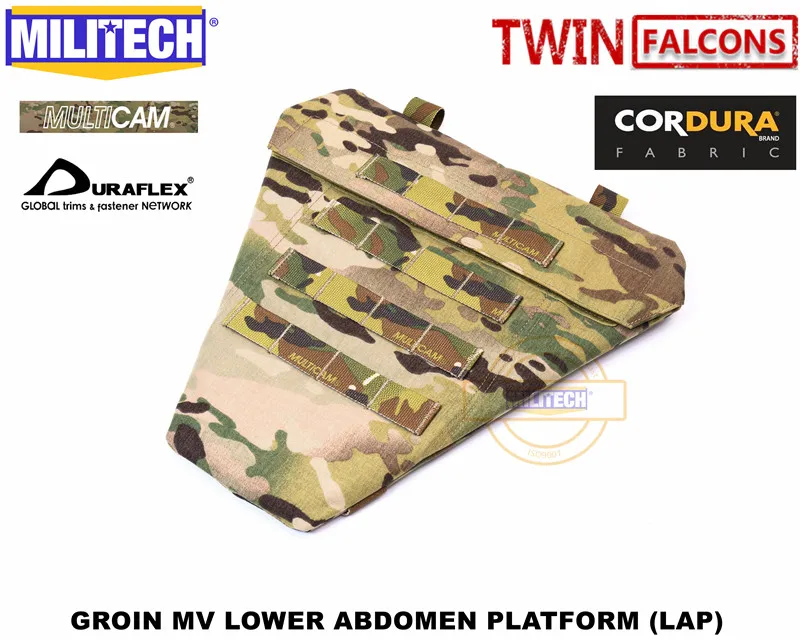 MILITECH twinfalcon TW 500D Delustered Cordura тактическая Groin защита MV нижний живот платформа сумка