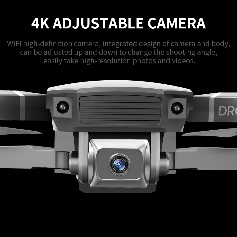 Новый мини Дрон с 4k HD широкоугольной двойной камерой WiFi FPV следуй за мной Rc