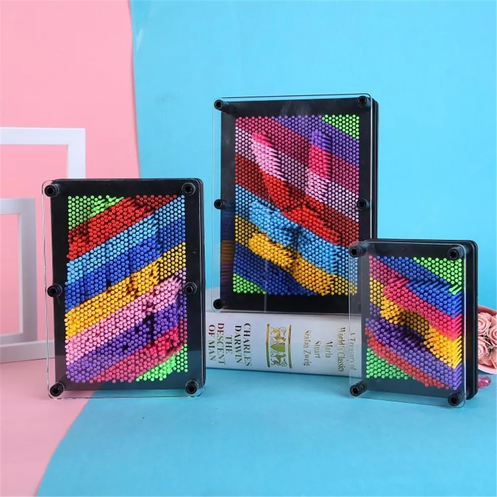 3D в форме копии булавки искусство красочные иглы дети получить лицо Пальмовая