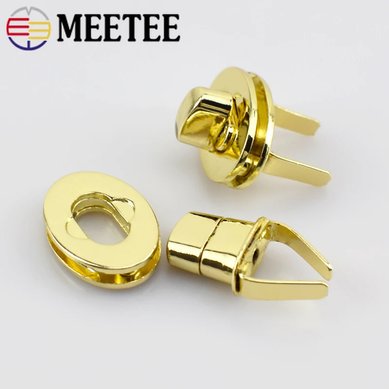 5/10 шт. Закрученные замки для сумки металлическая застежка сумочки пряжки ручной