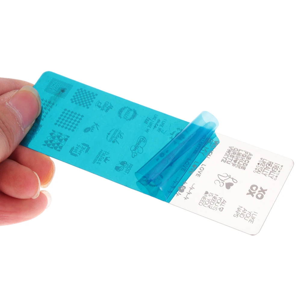 1 компл. Цветок Геометрия животные штамп для ногтей шаблон самостоятельного