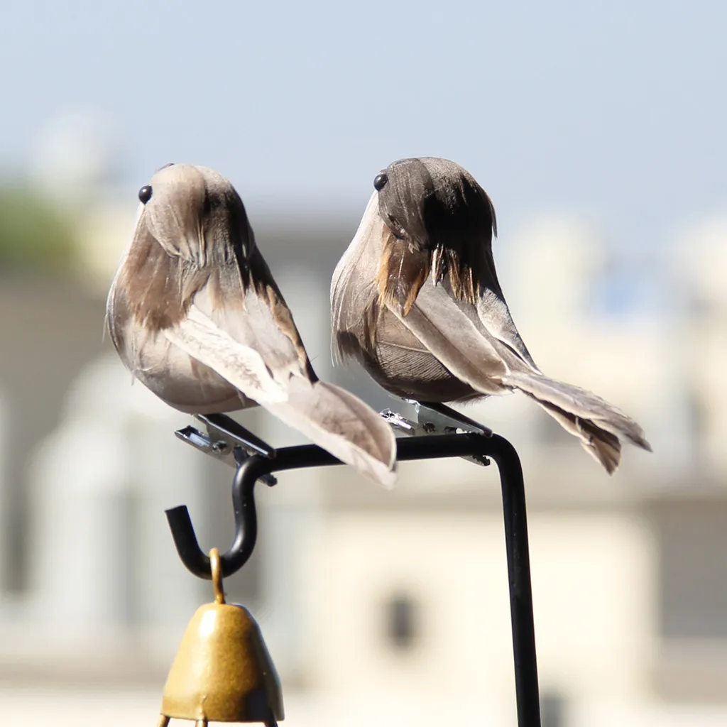 12 шт./компл. птицы искусственный перо пена Doves Свадебный декор место орнамент домашнее искусственное украшение для сада перо птицы