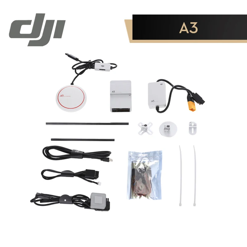 

DJI A3 Flight Controller Triple Modular Redundancy Compatible with D-RTK GNSS Smart ESCs Intelligent Batteries and Lightbridge 2