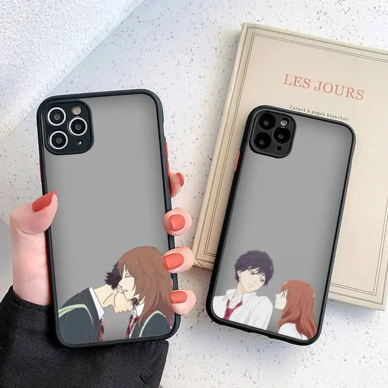 

Ao Haru Ride Love lovely anime Phone Case matte transparent For iphone 7 8 11 12 13 plus mini x xs xr pro max cover