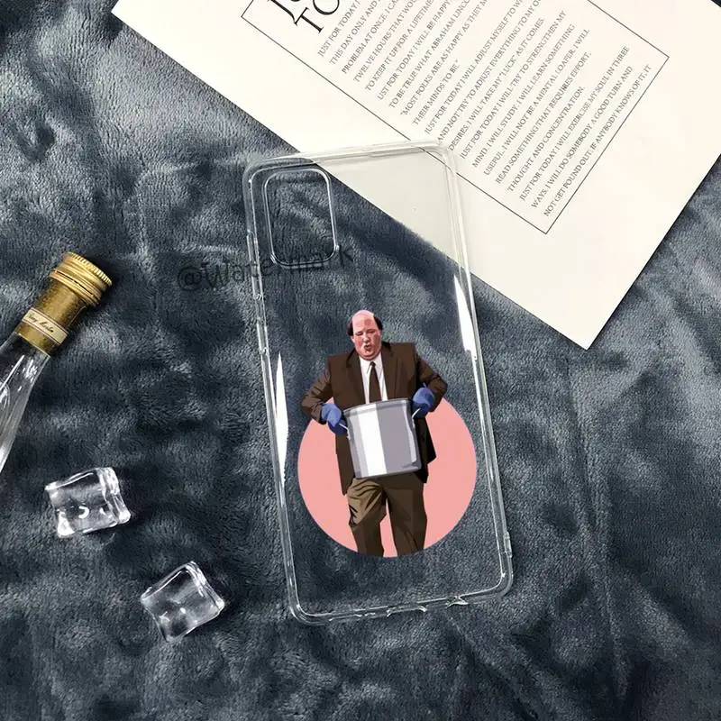 the office funny humor 5 phone case for samsung a51 a71 a21s s10 s9 s8 plus s7 s10e s20 fe lite transparent cover free global shipping