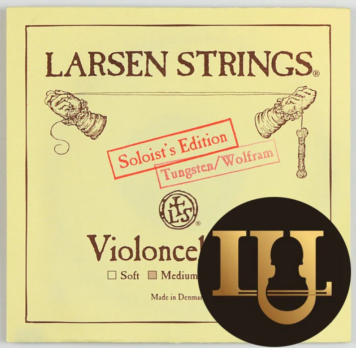 Larsen Soloist's Edition Cello Strings 4/4 Full Size Set Medium-C G D A Free Shipping | Спорт и развлечения