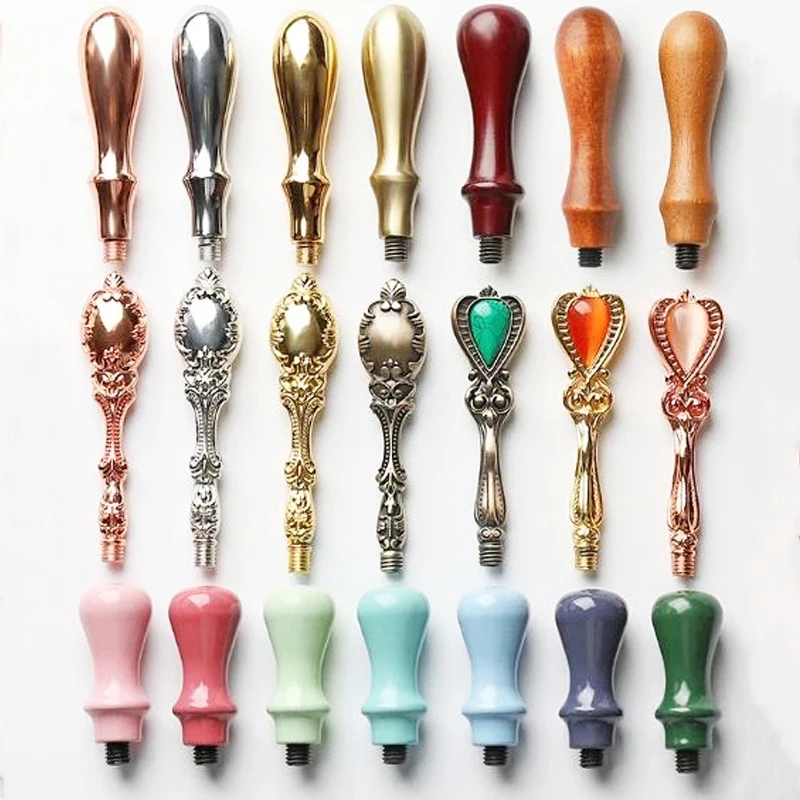 Павлин Волшебная Роза металлическая деревянная ручка мини Макарон для